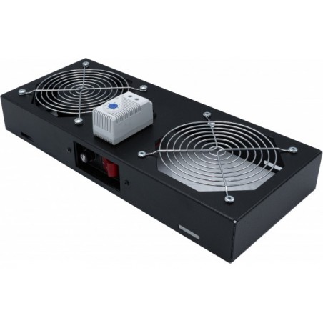 Kit 1 ventilateur avec thermostat pour coffret CEPA noir