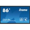 iiyama TE8614MIS-B1AG affichage de messages Écran plat interactif 2,17 m (85.6") LCD Wifi 435 cd m² 4K Ultra HD Noir Écran