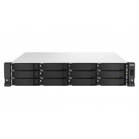 QNAP TS-h1887XU-RP NAS Rack (2 U) Ethernet LAN Noir, Blanc E-2334