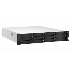 QNAP TS-h1887XU-RP NAS Rack (2 U) Ethernet LAN Noir, Blanc E-2334