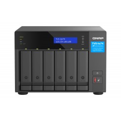 QNAP TVS-h674 NAS Tower Ethernet LAN Noir i3-12100