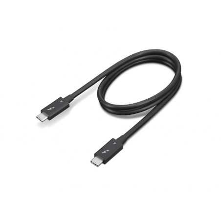 Lenovo 4X91K16968 Câble Thunderbolt 0,7 m 40 Gbit s Noir