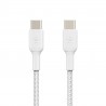 Belkin CAB004BT2MWH2PK câble USB 2 m USB 2.0 USB C Blanc