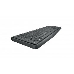 Logitech MK235 clavier Souris incluse USB AZERTY Français Gris