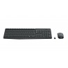 Logitech MK235 clavier Souris incluse USB AZERTY Français Gris