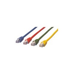 MCL Cable Ethernet RJ45 Cat6 10.0 m Red câble de réseau Rouge 10 m