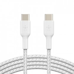 Belkin CAB004BT2MWH2PK câble USB 2 m USB 2.0 USB C Blanc