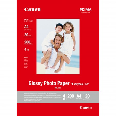 Canon Papier photo brillant A4 GP-501 - 20 feuilles