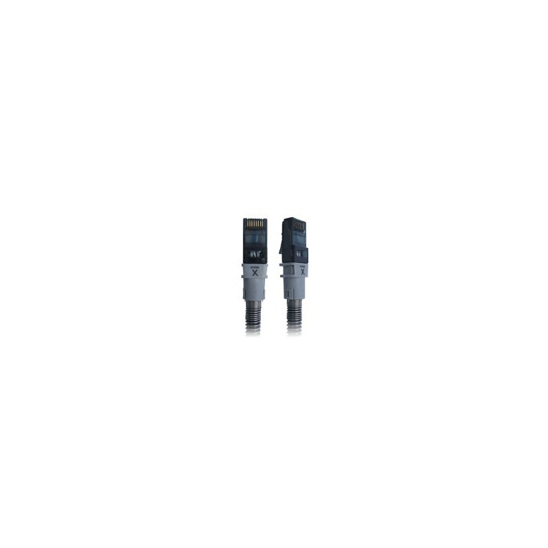 PatchSee XPCI6 UTP 1.2m câble de réseau Noir 1,2 m Cat6