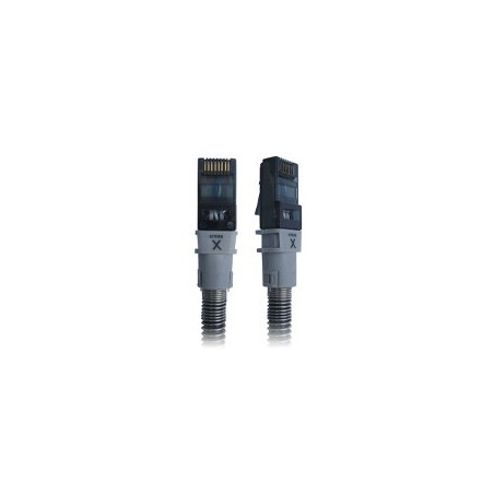 PatchSee XPCI6 UTP 1.2m câble de réseau Noir 1,2 m Cat6