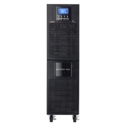 Infosec E4 LCD PRO 10k VA TM (S) alimentation d'énergie non interruptible Double-conversion (en ligne) 10 kVA 8000 W