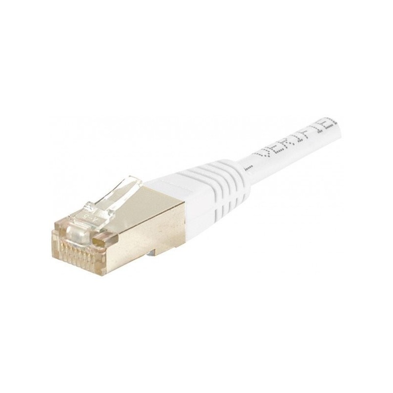 Dacomex DAC-199006 câble de réseau Blanc 0,5 m Cat6 F UTP (FTP)