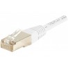 Dacomex DAC-199006 câble de réseau Blanc 0,5 m Cat6 F UTP (FTP)