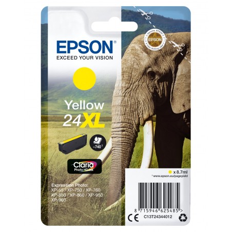 Epson Elephant Cartouche "Eléphant" - Encre Claria Photo HD J (XL)