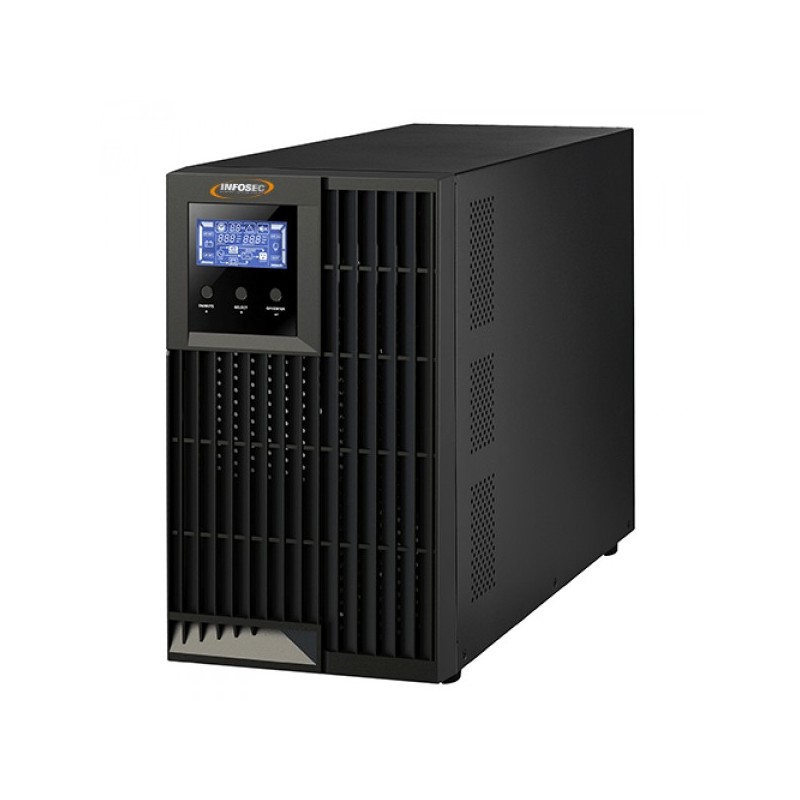 Infosec E4 LCD Pro 2000 alimentation d'énergie non interruptible Double-conversion (en ligne) 2 kVA 1800 W 4 sortie(s) CA