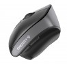 CHERRY MW 4500 LEFT Souris ergonomique sans fil, pour gauchers, noir, USB