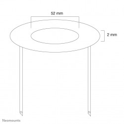 Neomounts couverture de plafond