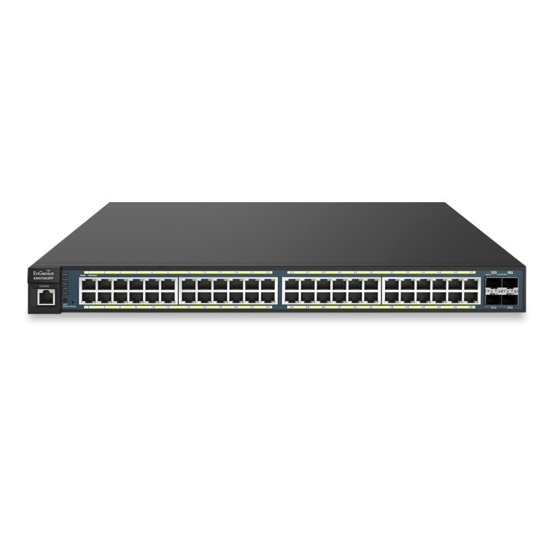 EnGenius EWS7952FP commutateur réseau Géré L2 Gigabit Ethernet (10 100 1000) Connexion Ethernet, supportant l'alimentation via