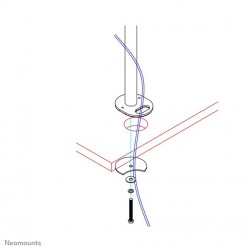 Neomounts support de bureau grommet