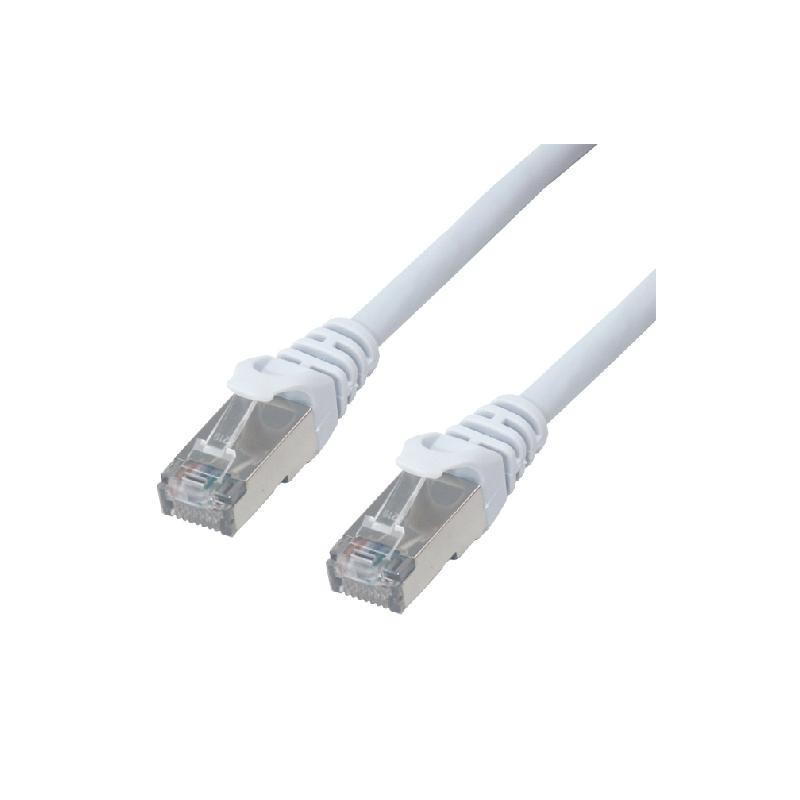 MCL 2m Cat6a F UTP câble de réseau Blanc F UTP (FTP)