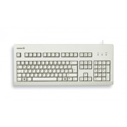 CHERRY G80-3000 MX BLACK SWITCH, Clavier mécanique filaire, gris clair, USB PS2 AZERTY - FR