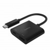 Belkin AVC002BTBK station d'accueil USB 3.2 Gen 1 (3.1 Gen 1) Type-C Noir