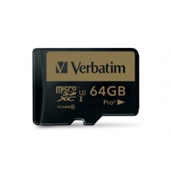 Verbatim Pro+ 64 Go MicroSDHC MLC Classe 10