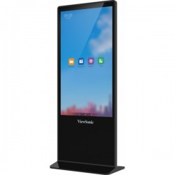 Viewsonic EP5542T affichage de messages Conception Totem 139,7 cm (55") LED 450 cd m² 4K Ultra HD Noir Écran tactile Android 8.0