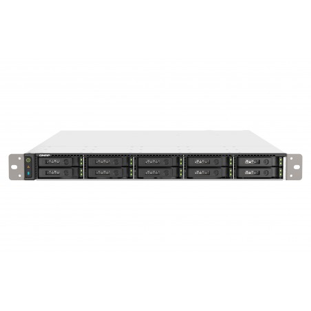 QNAP TS-h1090FU NAS Rack (1 U) Ethernet LAN Noir, Gris 7302P