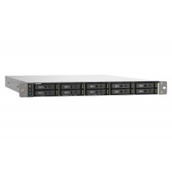 QNAP TS-h1090FU NAS Rack (1 U) Ethernet LAN Noir, Gris 7302P