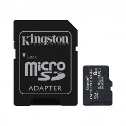 Kingston Technology Industrial 8 Go MicroSDHC UHS-I Classe 10