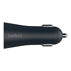 Belkin F7U076BT04-BLK chargeur d'appareils mobiles Smartphone Noir Allume-cigare Charge rapide Auto