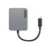 Lenovo 4X91A30366 station d'accueil Avec fil USB 2.0 Type-C Gris