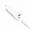 DICOTA D31469 chargeur d'appareils mobiles Ordinateur portable, Tablette Blanc Allume-cigare Auto