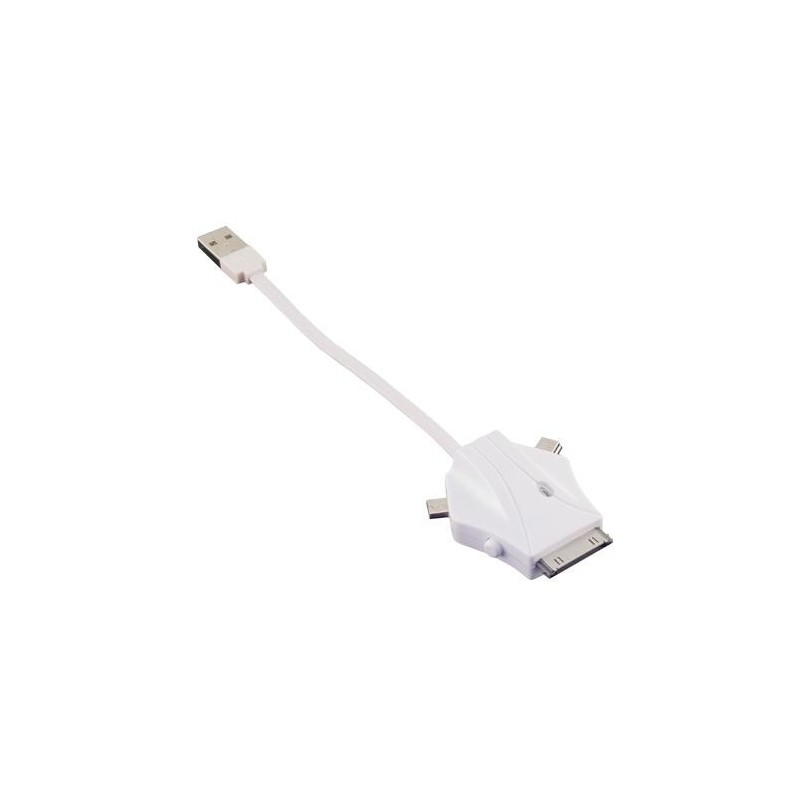 MCL USB2-3CL hub & concentrateur 480 Mbit s Blanc