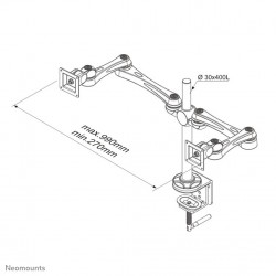 Neomounts support moniteur de bureau