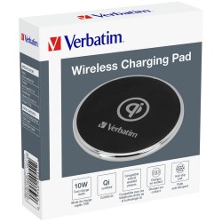 Verbatim 49551 chargeur d'appareils mobiles Téléphone portable Noir USB Recharge sans fil Charge rapide Intérieure