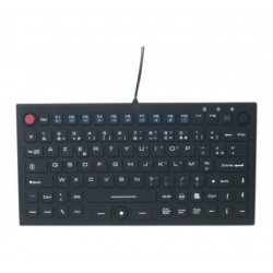 CUC Exertis Connect 574436 clavier Souris incluse USB ĄŽERTY Français Noir