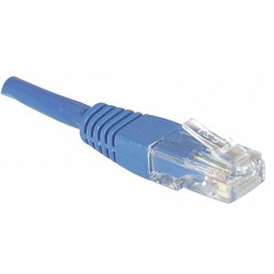 Dexlan RJ-45 Cat6 M M 15m câble de réseau Bleu U UTP (UTP)