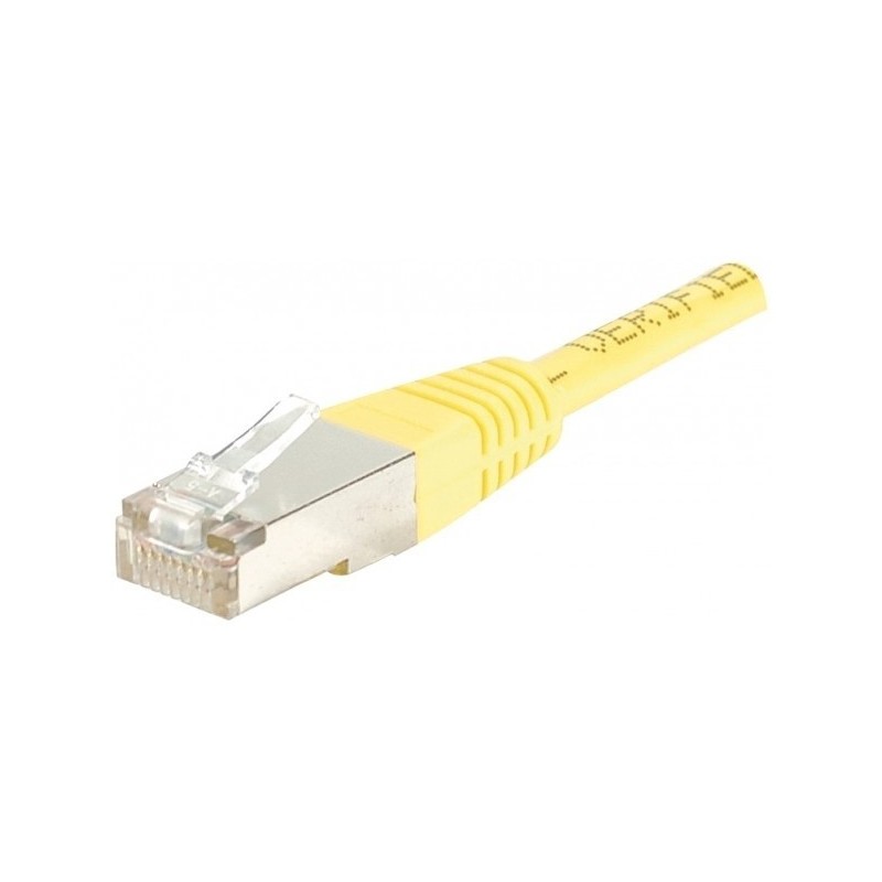 Dexlan 20m, RJ-45 câble de réseau Jaune Cat5e U UTP (UTP)