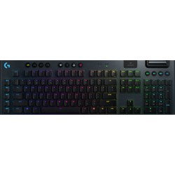 Logitech G G915 clavier RF sans fil + Bluetooth AZERTY Français Charbon