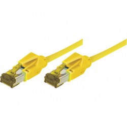 Générique ECF-850108 câble de réseau Jaune 7,5 m Cat7 S FTP (S-STP)