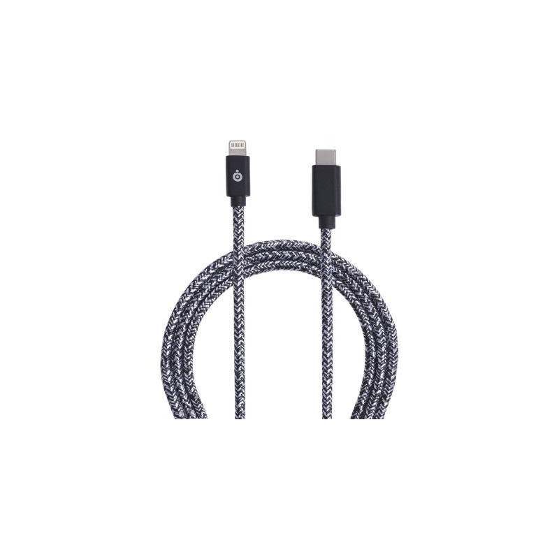 Bigben Connected CABTISMFIC2M3AB câble Lightning 2 m Noir