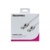 DACOMEX Cordon RJ45 CAT. 6 F/UTP LSOH snagless blanc - 1 m