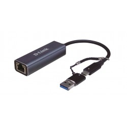 D-Link Adaptateur USB-C USB vers Ethernet 2,5G DUB-2315