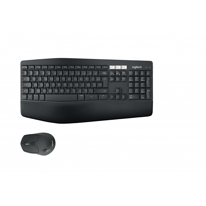 Logitech MK850 Performance clavier Souris incluse RF sans fil + Bluetooth AZERTY Français Noir