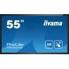 iiyama T5562AS-B1 affichage de messages Écran plat interactif 138,7 cm (54.6") VA 500 cd m² 4K Ultra HD Noir Écran tactile