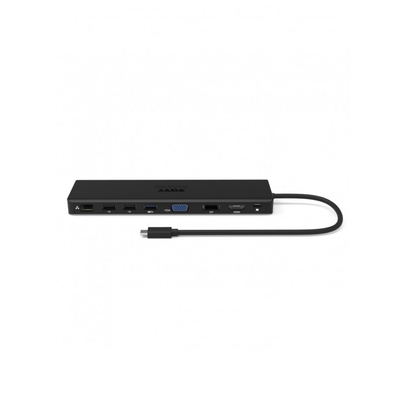 Port Designs 901906-W station d'accueil Avec fil USB 3.2 Gen 2 (3.1 Gen 2) Type-C Noir