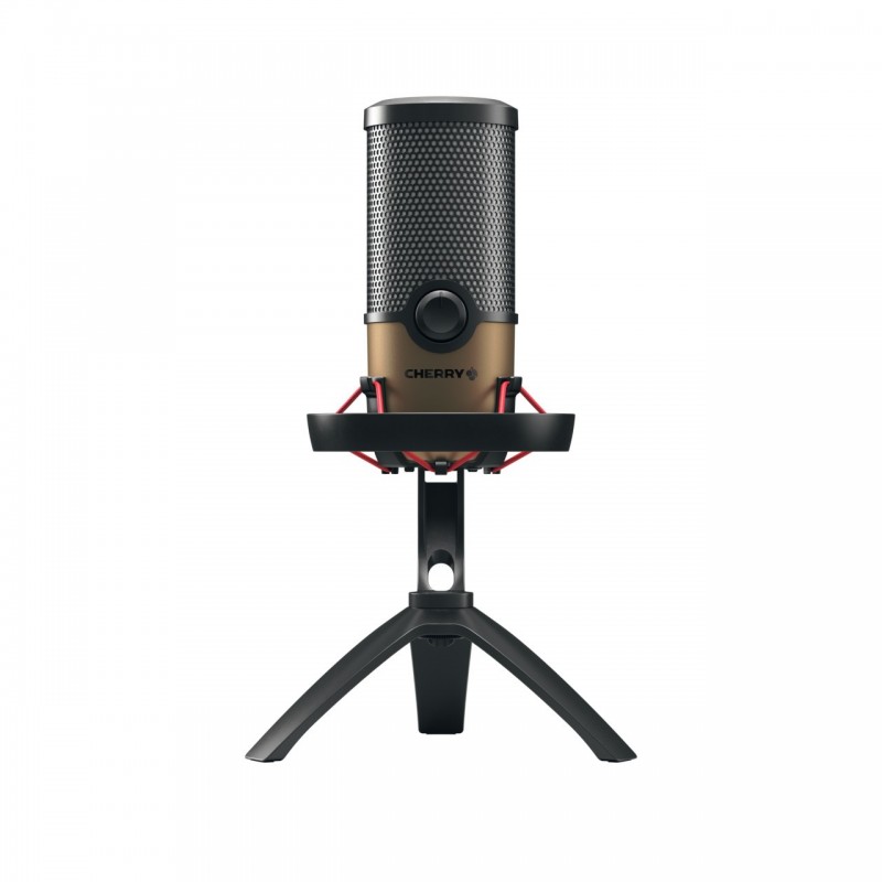 CHERRY UM 9.0 PRO RGB Noir, Cuivre Microphone de table