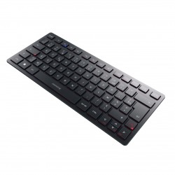 CHERRY KW 9200 MINI clavier USB + RF Wireless + Bluetooth AZERTY Français Noir